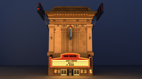 3D model of Fans Theater