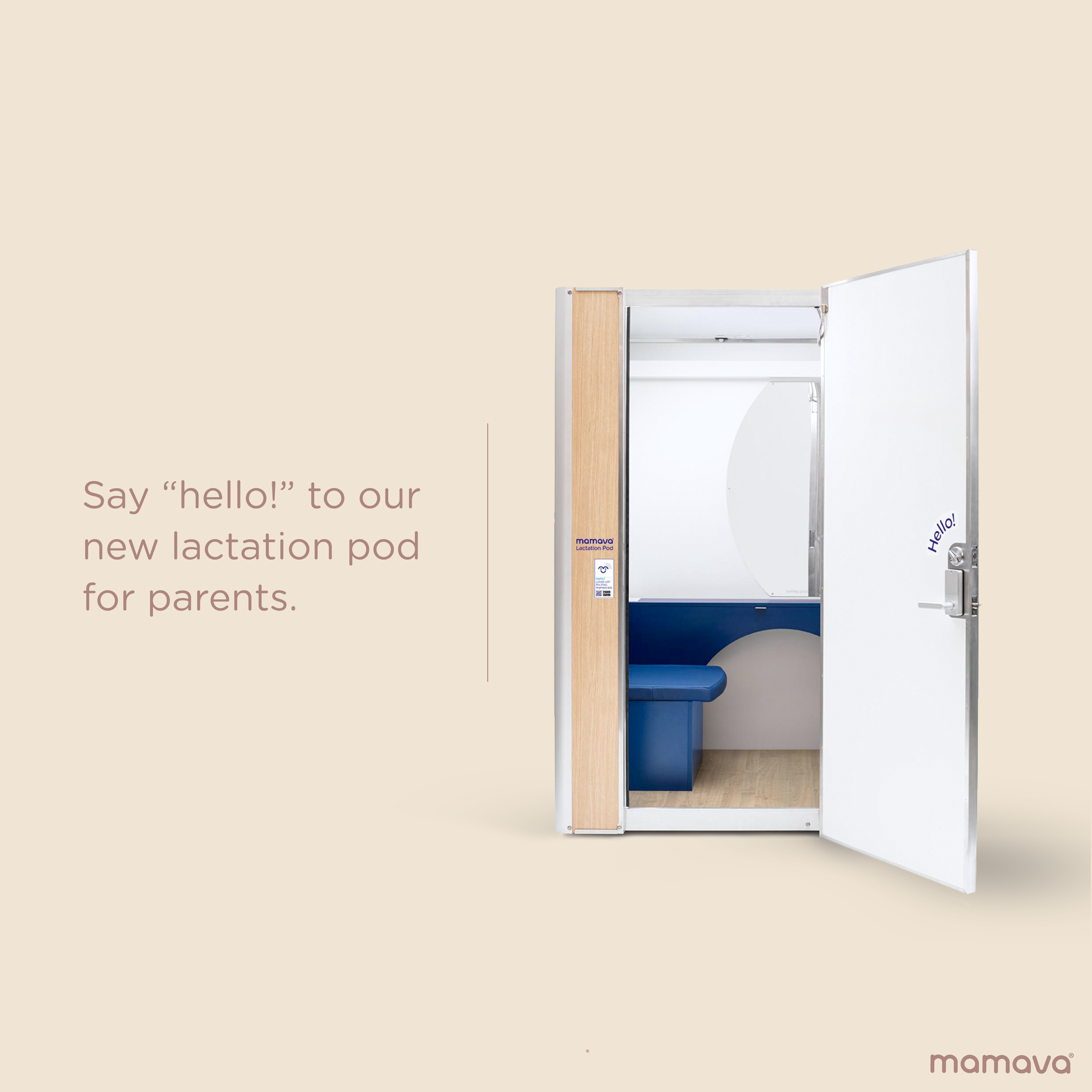 Say "hello" to our new lactation pod for parents