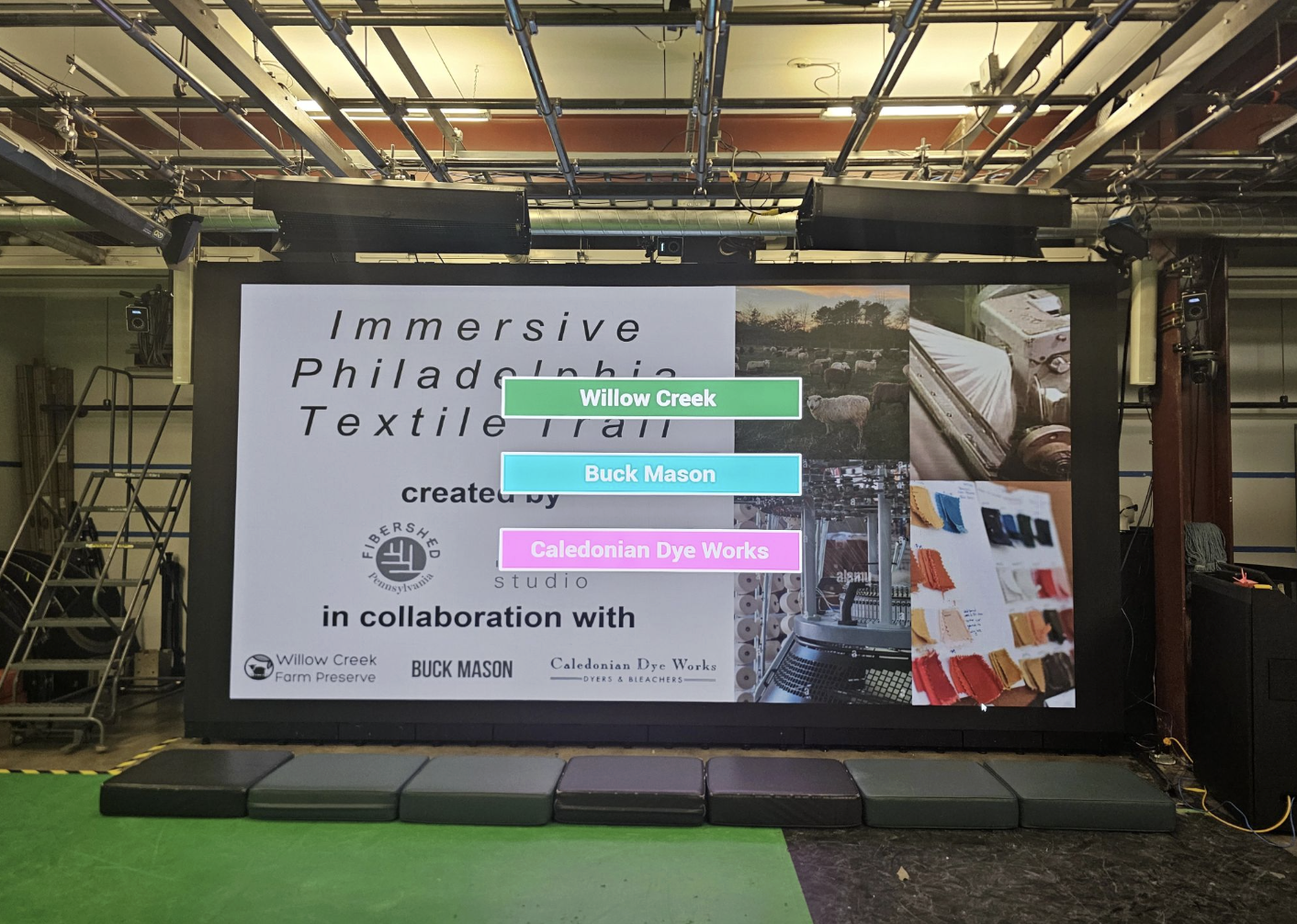 immersive experience on 10 x 20 foot screen