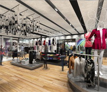 room full of clothes