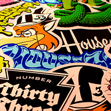 House industries logo stickers with other font stickers created by House