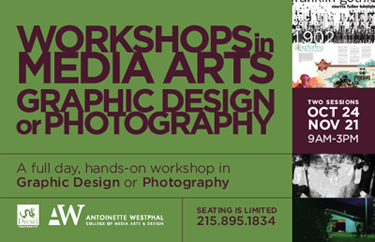 Fall Workshops in Media Arts