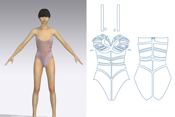 Design swimwear Using 3D Apparel Design Software