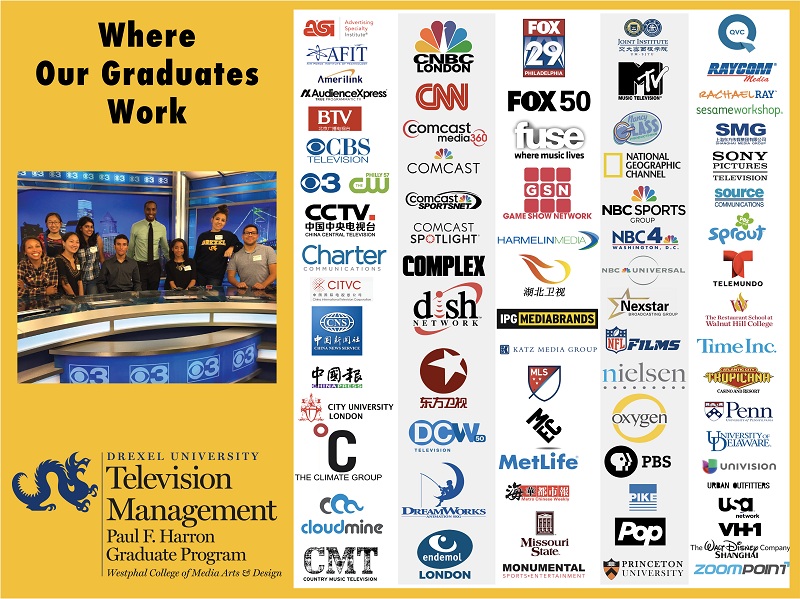 Curriculum Television Management Graduate Drexel Westphal