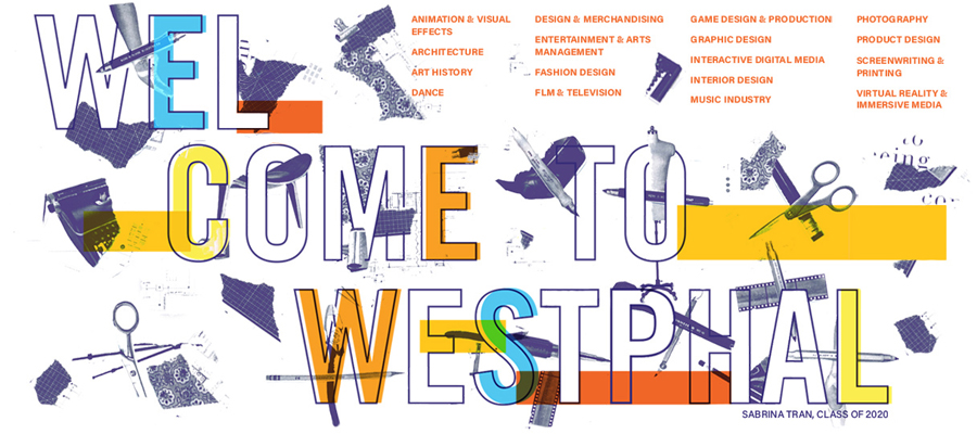 Welcome to Westphal graphic created by Sabrina Tran